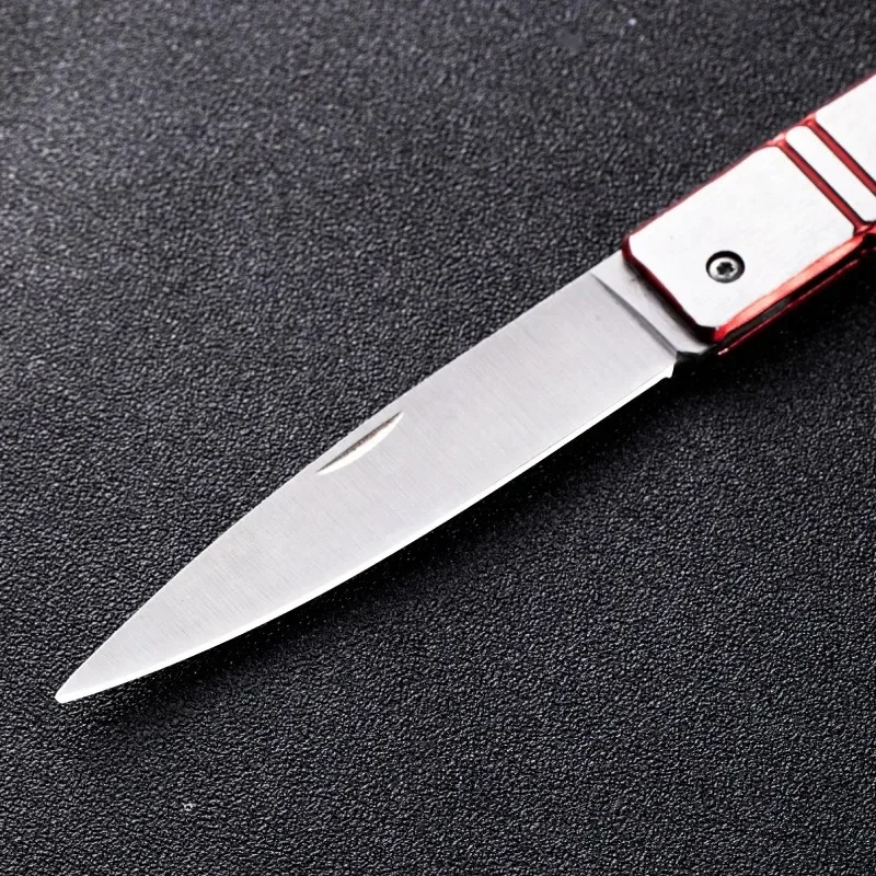 2024 Outdoor folding knife, portable fruit knife, multi-functional self-defense sharp folding knife, key chain knife