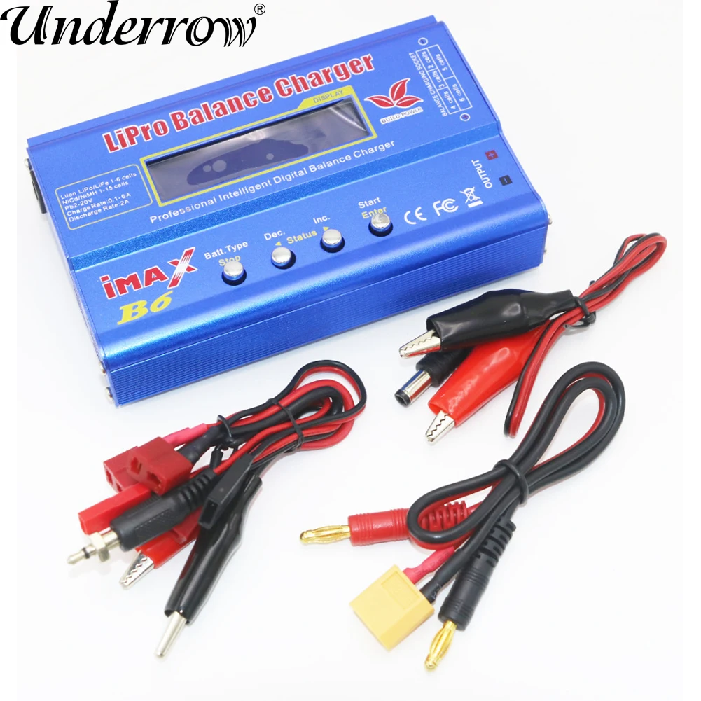 IMAX B6AC RC B6 AC Nimh Nicd 리튬 배터리 밸런스 Lipo 배터리 충전기 밸런스 방전기, 디지털 LCD 화면 포함