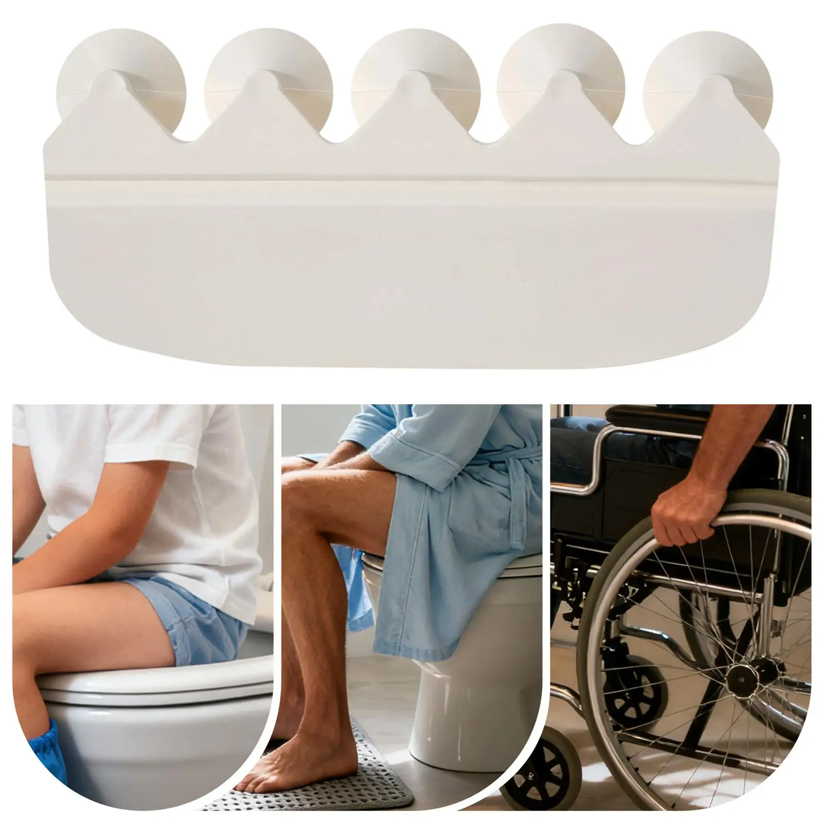 Portable Splash Guard Fits Round Elongated Toilet Seats Prevents Urine Splashes Child Friendly Size Bathroom Accessory