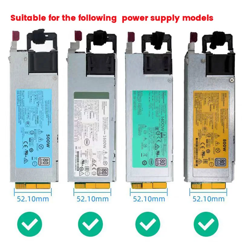 AY14 -ATX 12X6pin Power Supply Breakout Board Adapter With Flash LED For HP 733428-101 720620-B21 830272-B21 720478-B21