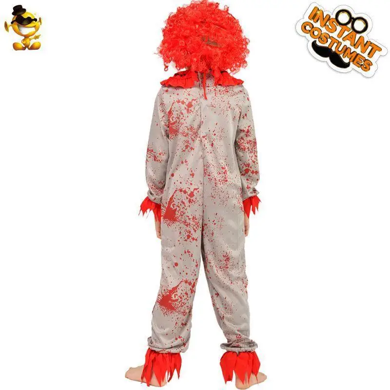 Halloween Kinder Teufel Clown Cosplay Kostüm Bühnenanzug Jungen Joker Outfit Killer Joker Performance Kleidung