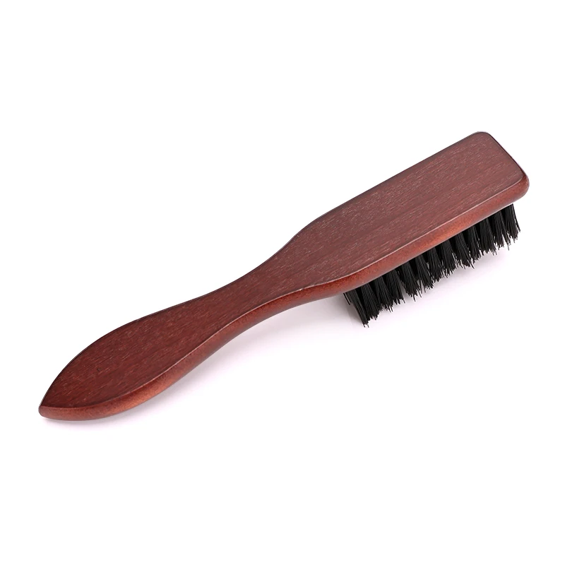 Barber Wood Handle Hairdressing Soft Hair Cleaning Brush Retro Neck Duster Broken Remove Comb Hair Styling Salon Tools