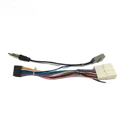 Car Stereo Female ISO Radio Plug Power Adapter Wiring Harness Special For Nissan Tiida ISO harness power cable