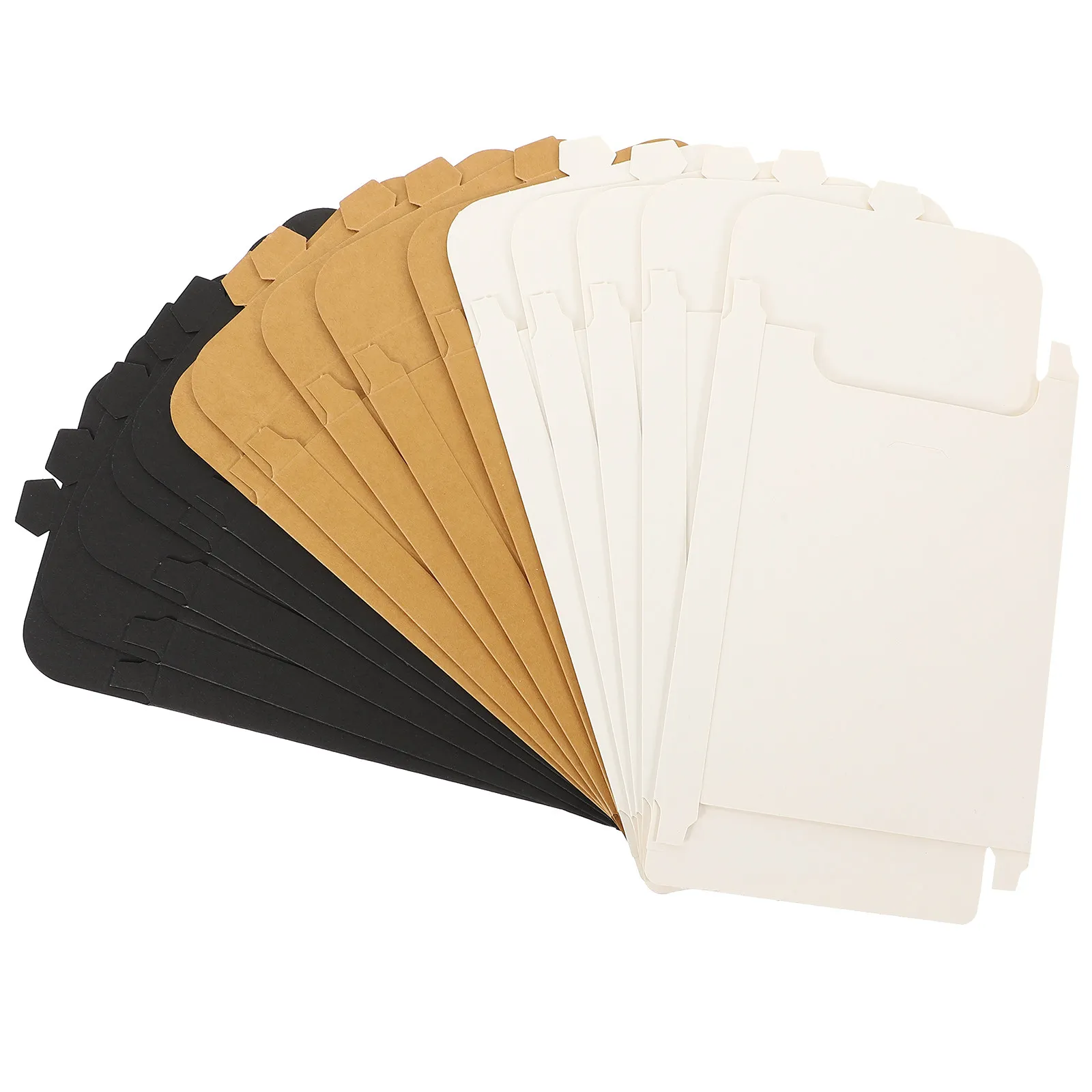 

15Pcs Blank Postcard Box Premium Paper DIY Greeting Card Storage Case Customizable Photo Holder Compact Lightweight Gift
