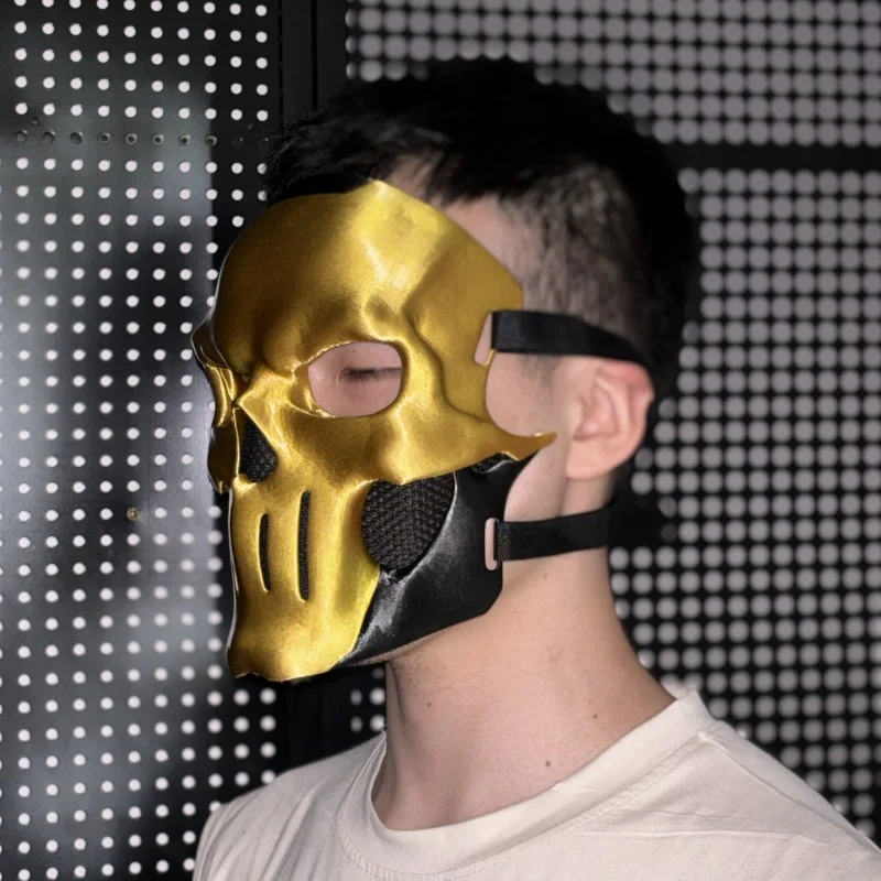 قناع Red Wolf Gold Rose Cos الذهبي الوردي المحيطي لدعائم الألعاب التنكرية والإكسسوارات