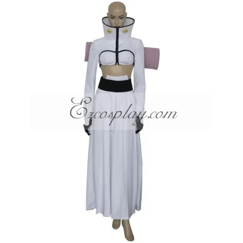 

FF34 Bleach Third Three Sword Tier Harribel Cosplay Costume Arrancar White Kimono Outfit E001