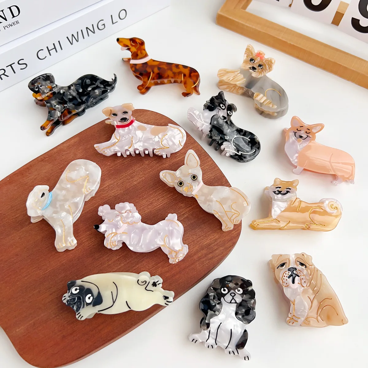 Hair Clips Dog Cat Kitty Hair Clips Pet Clips Sweet and Lovely Hair Claw Clips Accessories for Women Hair Clips for Women