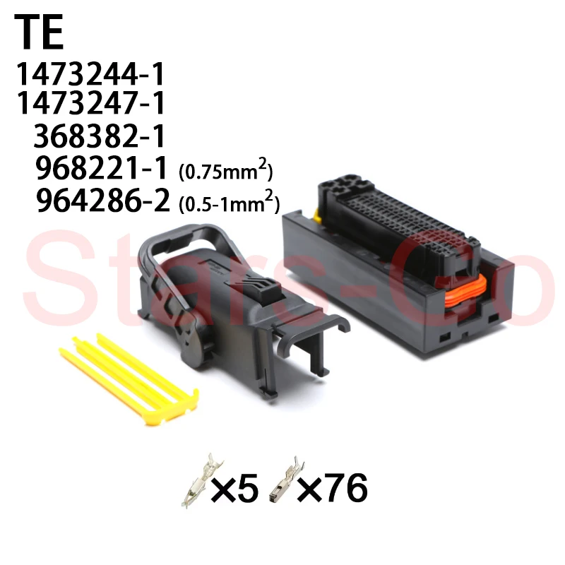 

1/10SET 1473244-1 1473247-1 1241434-1 81Pin TE TYCO PCB ECU Socket Ignition Harness Connector and Terminal