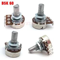 1PCS CF 148 Single Potentiometer B5K 60 ° Half Handle Model Aircraft Potentiometer Handle 30MM D Shaft 60 Degree SWITCH