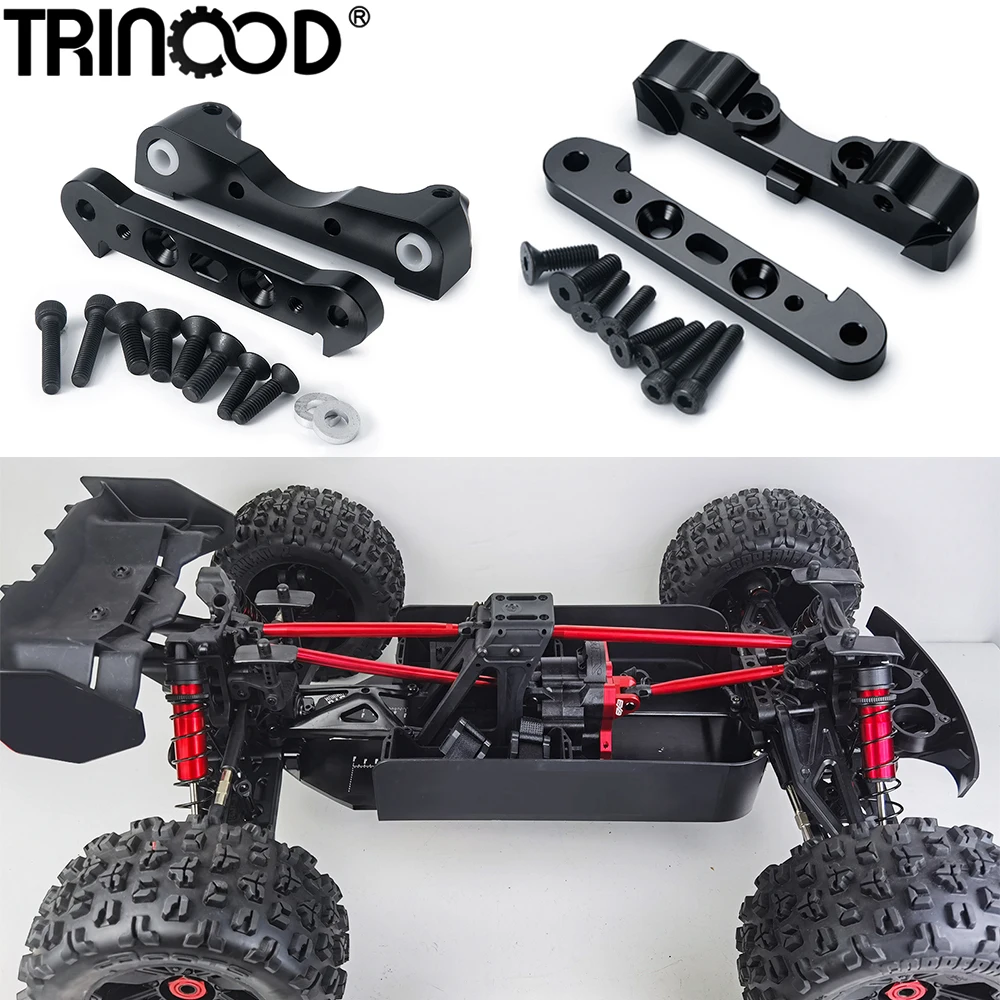 TRINOOD anteriore posteriore inferiore bracci di sospensione braccio oscillante in lega di alluminio per 1/5 KRATON 8S RC Buggy Truck Car Upgrade Parts