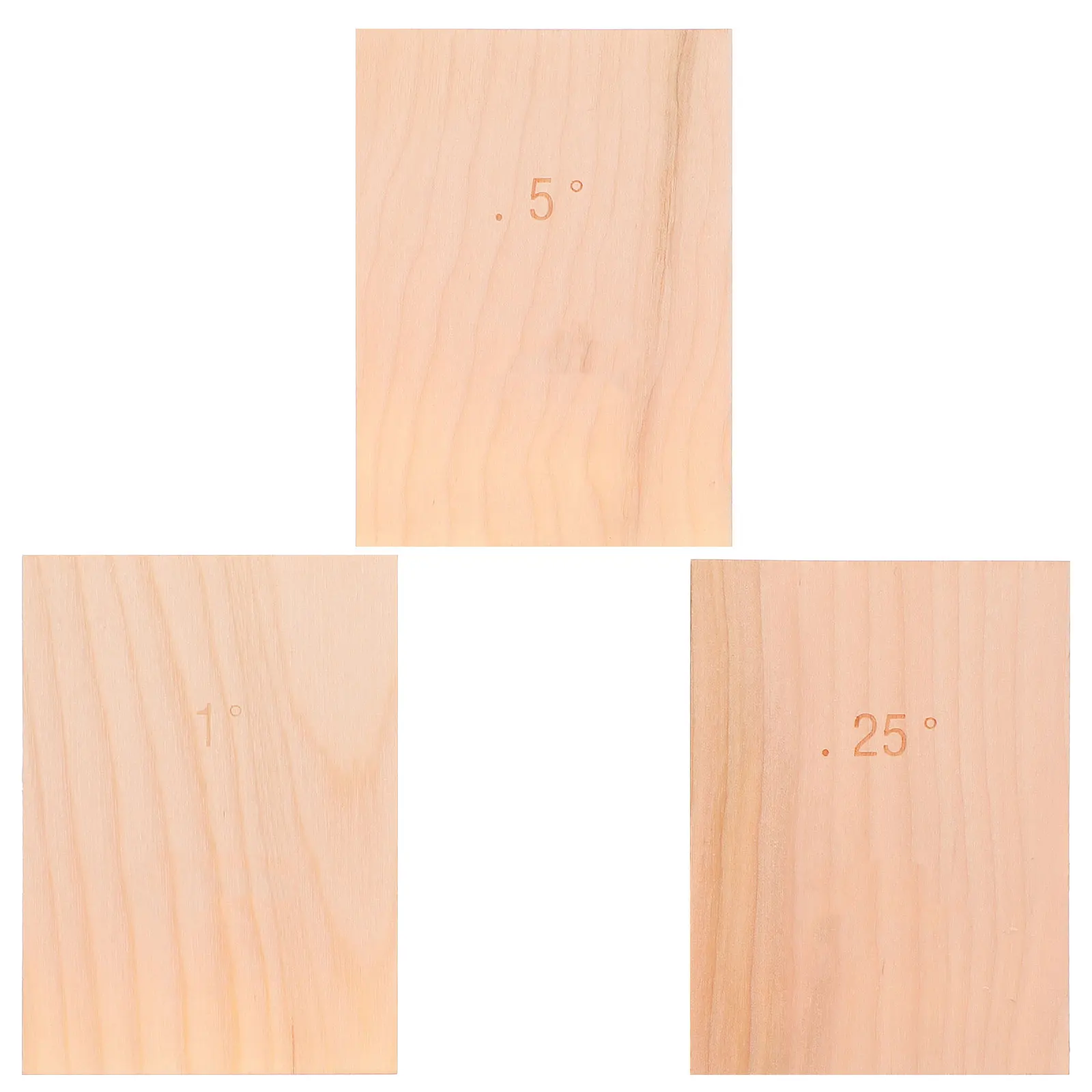 

3pcs Bass Spacer 0.25 0.5 1 Degree Maple Neck Shim Guitar Head Veneer Beige Wood Guard Board Electric Guitar Parts Accessories