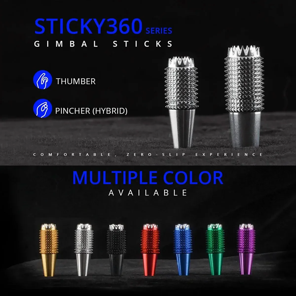 New RadioMaster Sticky360 Gimbal Stick Ends M4 Thumber Pincher Hybrid for RadioMaster TX16S  & BOXER Series AG01