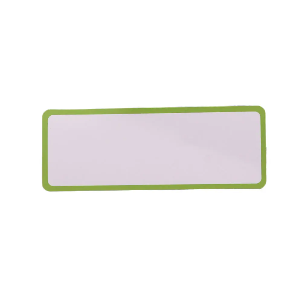 Placa de etiquetas apagáveis ​​e duráveis, 27 peças, nove cores, etiqueta magnética quadrada, quadro branco, conveniente e portátil