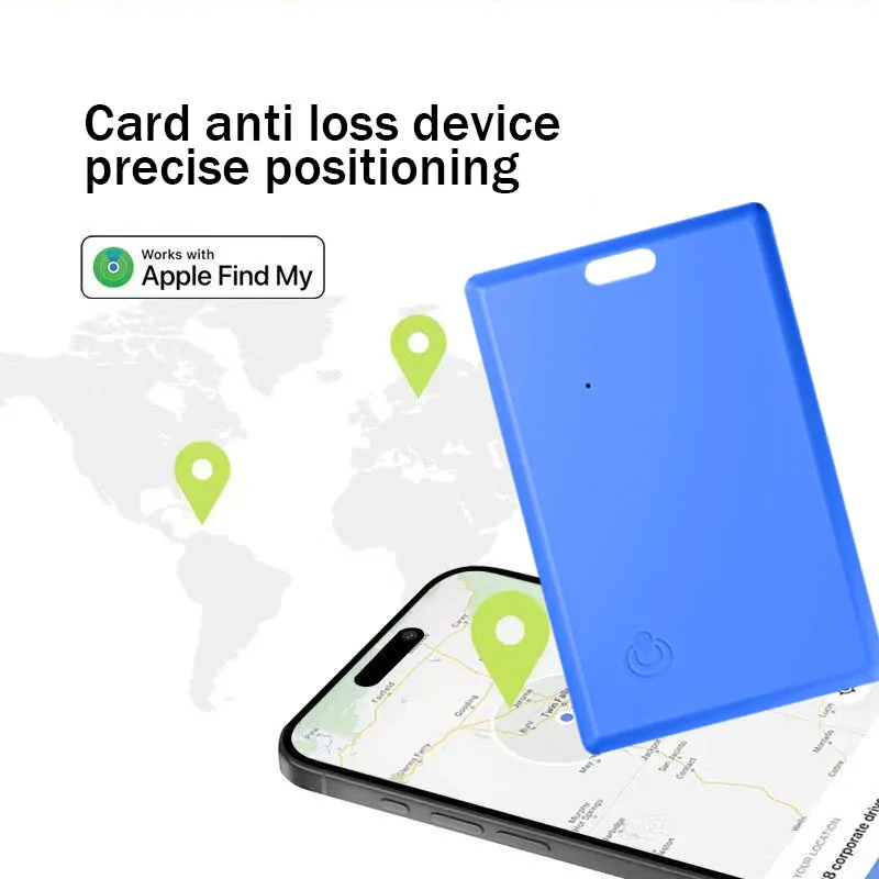 Neue Anti-Verlust-Geräte-Tracking-Standort-Wallet-Tracker-Karte GPS-Locator funktioniert mit Apple Find My App Bluetooth-Tracker