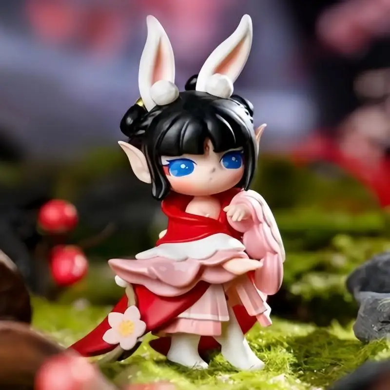 

Оригинальная коллекционная фигурка Suri Peach Blossom Spring Nine Spirit Rabbit Demon Blind Box – модная игрушка для детей и коллекционеров, подарок на день рождения