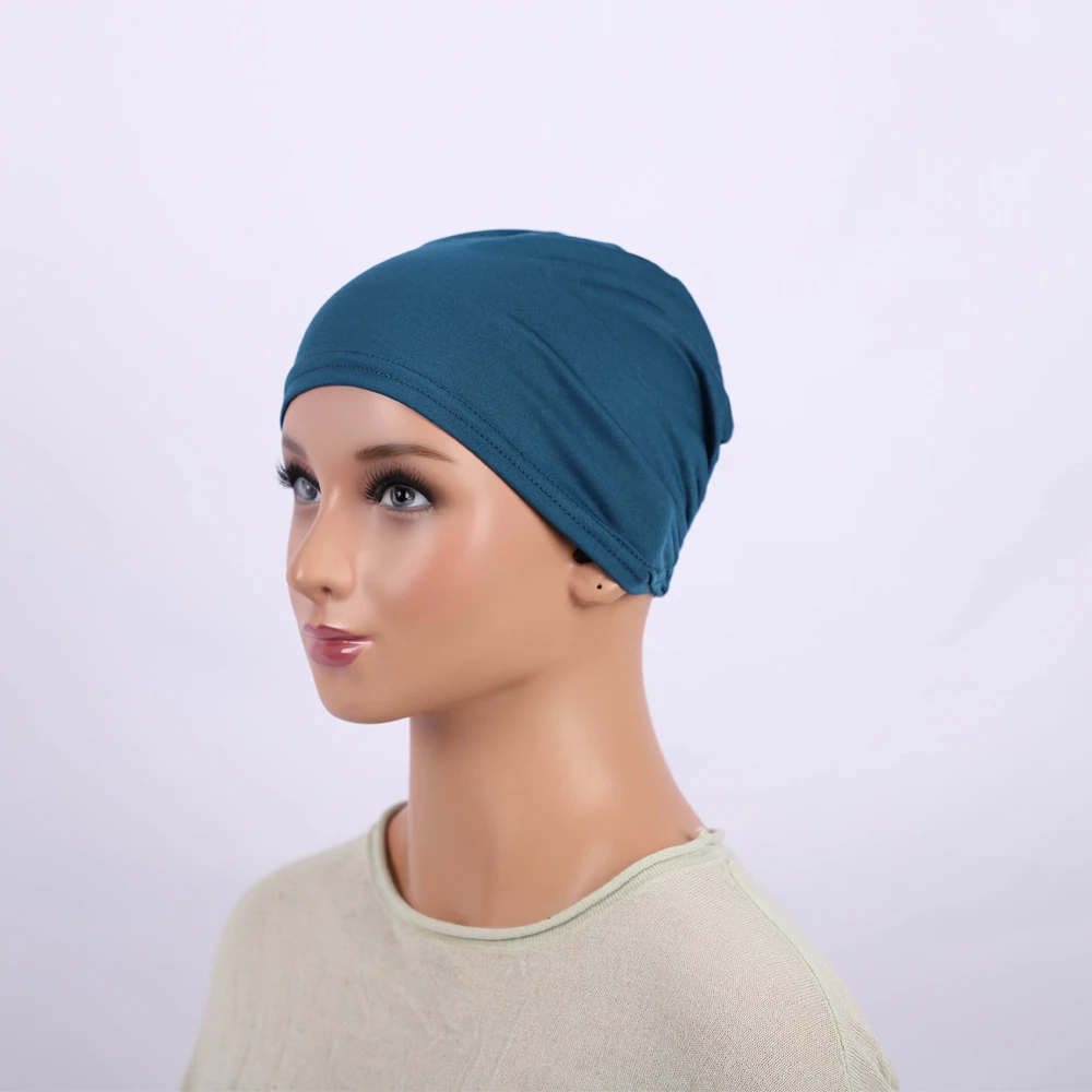 Muslim Inner Caps Hijab for Women Solid Soft Instant Turban Hats High Quality Ladies Breathable Headscarves Shawl Wraps RIMAIRE