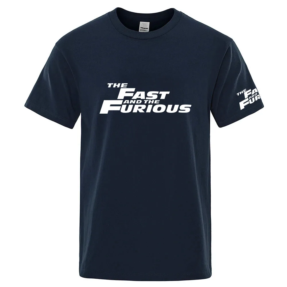Fast and Furious Print 2025 Summer Men's New Ordinary Short Sleeve Daily Premium Versatile Vacation Beach Breathable Top