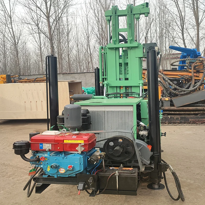 Customized 160 Pneumatic Water Well Drill High-Performance Geotechnical Engineering Exploration 200m Water Well Drilling Rig
