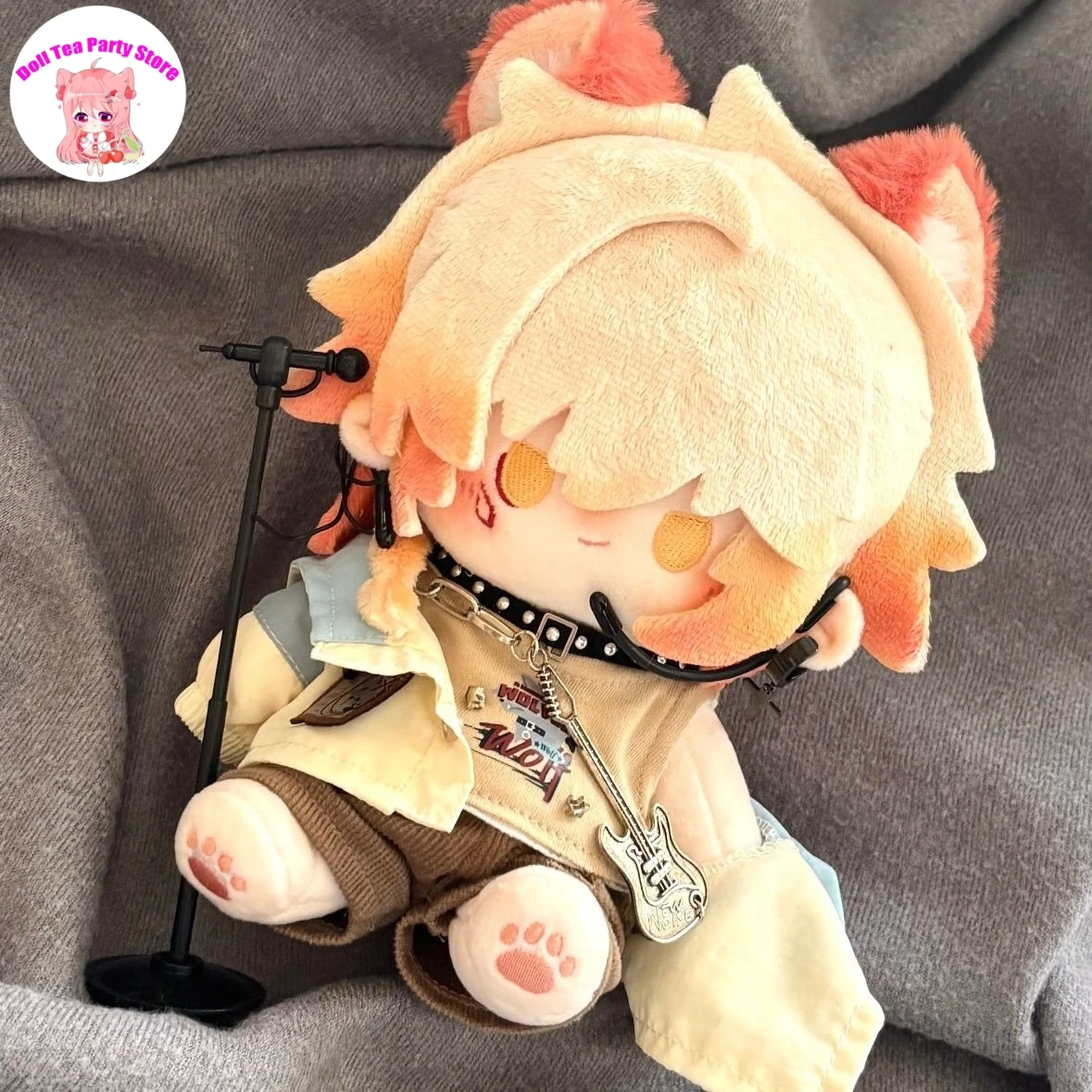 

Cute Anime Mydei Attributes 20cm Honkai: Star Rail Handsome Boy Doll Cotton Body Cosplay Dress Up Plush Plushie Figure Toys Gift