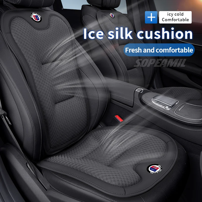 Car Seat Cushion Cover Breathable Ice Silk Seat Protector Pad For ALPINA B3 B4 B5 B7 B8 D3 D4 D5 XD3 XD4 XB7 B12 F20 G05 G10 G30