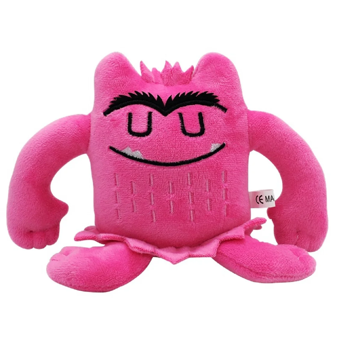 Muñeco de peluche de monstruo de Color para niños, juguete de peluche Kawaii de 6 colores, regalo de cumpleaños