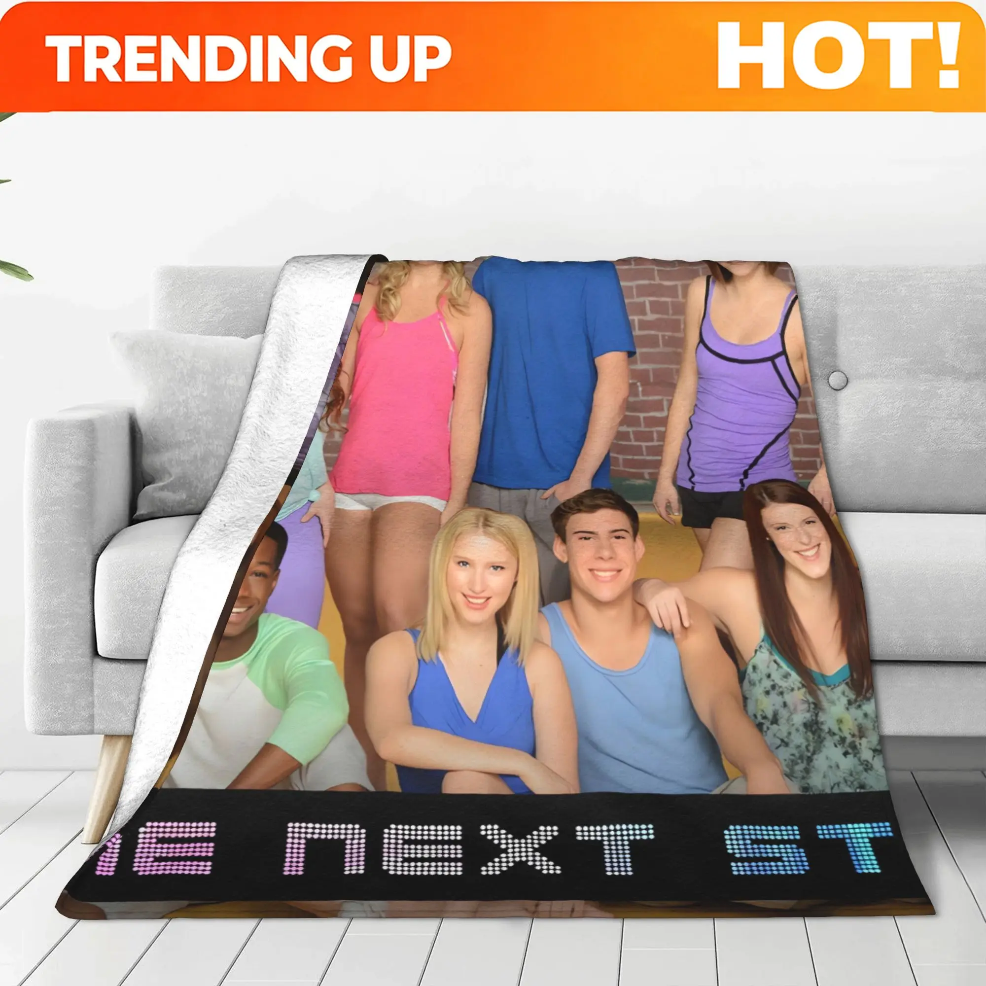 Customize The Next Step Offers Cozy Warm Flange Blankets, Perfect for Picnics And Relaxation