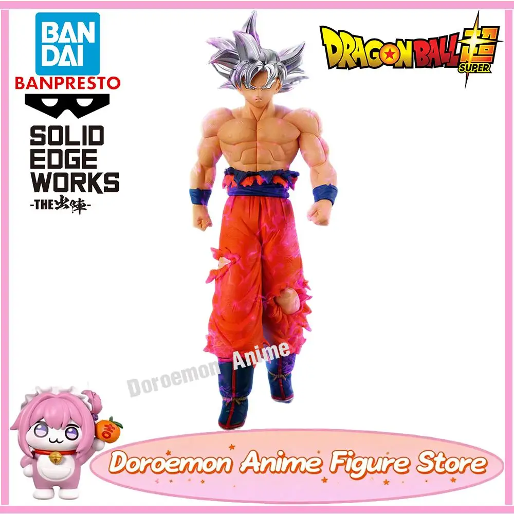 

В наличии оригинальные Bandai Banpresto Solid Edge Works Dragon Ball Super Son Goku Ultra Instinct 20 см оригинальные аниме-фигурки модель