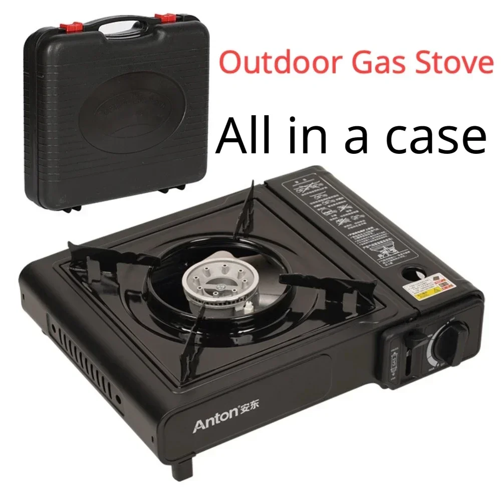 Outdoor Cassette Gas Stove Dual Purpose Portable Gas Barbecue Furnace Picnic Stove Camping Gas cooking utensils