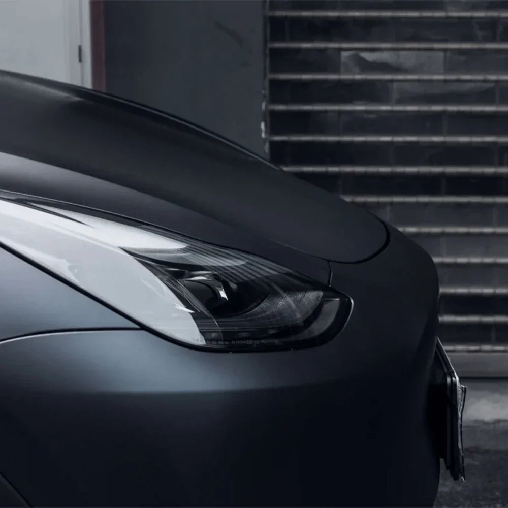 

Matte Black Blue Car Wrap Film Auto Color Change Vinyl Film PVC Sticker PET Bubble Free Wrapping Car Accessories Auto Decals