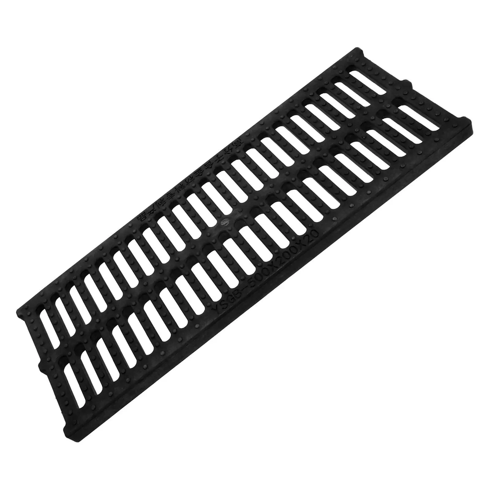 

Resin Manhole Cover 500x200x20mm Drainage Grate Outdoor Sewer Plastic Trench Accessory City Drain Professional Kitchen