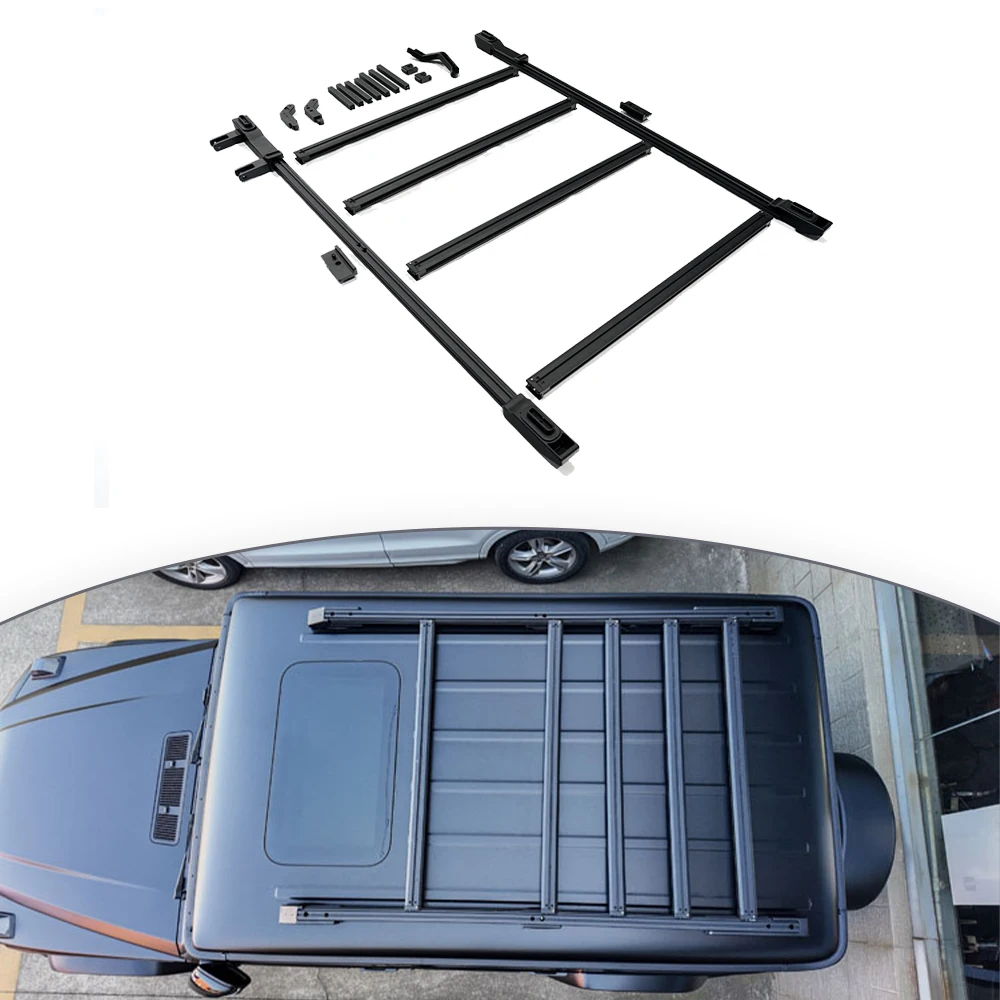 

Новый багажник на крышу W465 G-класса в стиле G-Work с лестницей, высококачественный грузовой багажник, внешние автозапчасти, 2025+
