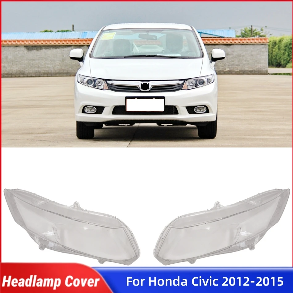 

Для Honda Civic 2012 2013 2014 2015, автоаксессуары, абажуры, корпус лампы, фары, стекло