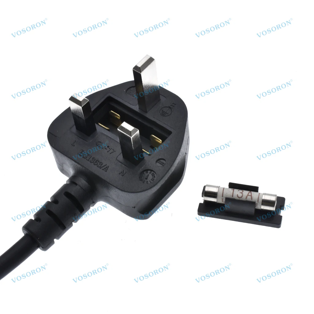 UK BS1363 Plug to IEC309 316C6 Power Cords,16 Amps,IP44, H05VV-F 1.5mm Cable,316P6 plug into BS1363 Outlet Socket,1 to 5m