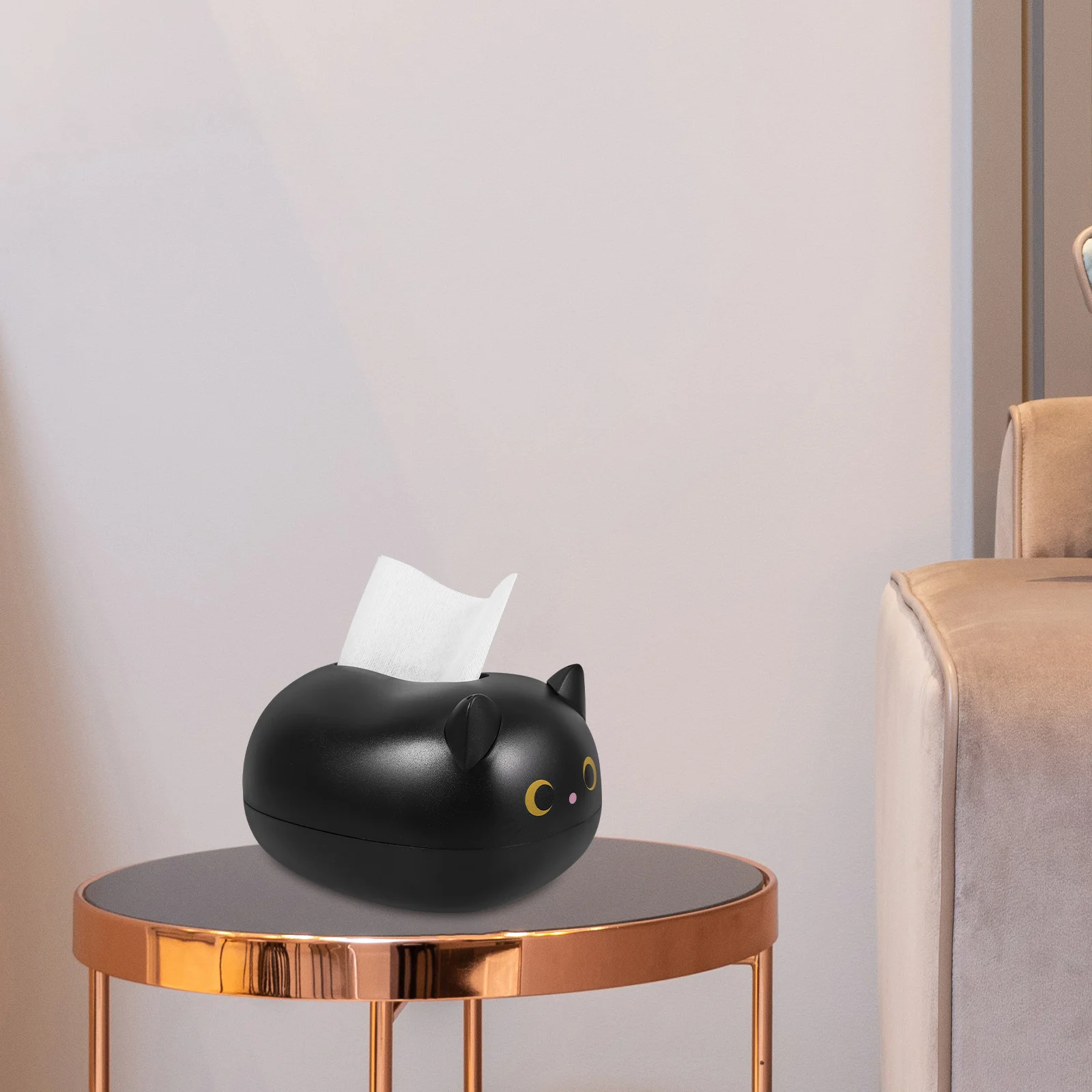

Cute Cat Tissue Box Napkin Dispenser Facial Tissues Holder Paw Shaped Paper Towel Storage Container Decorative Accessory
