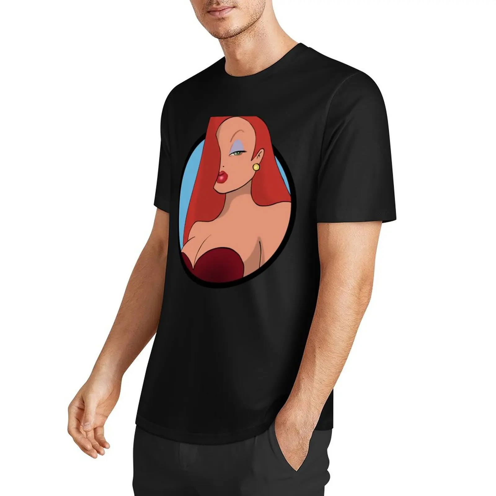 Jessica Rabbit T-Shirt plus sizes cotton graphic tees black t-shirts for men