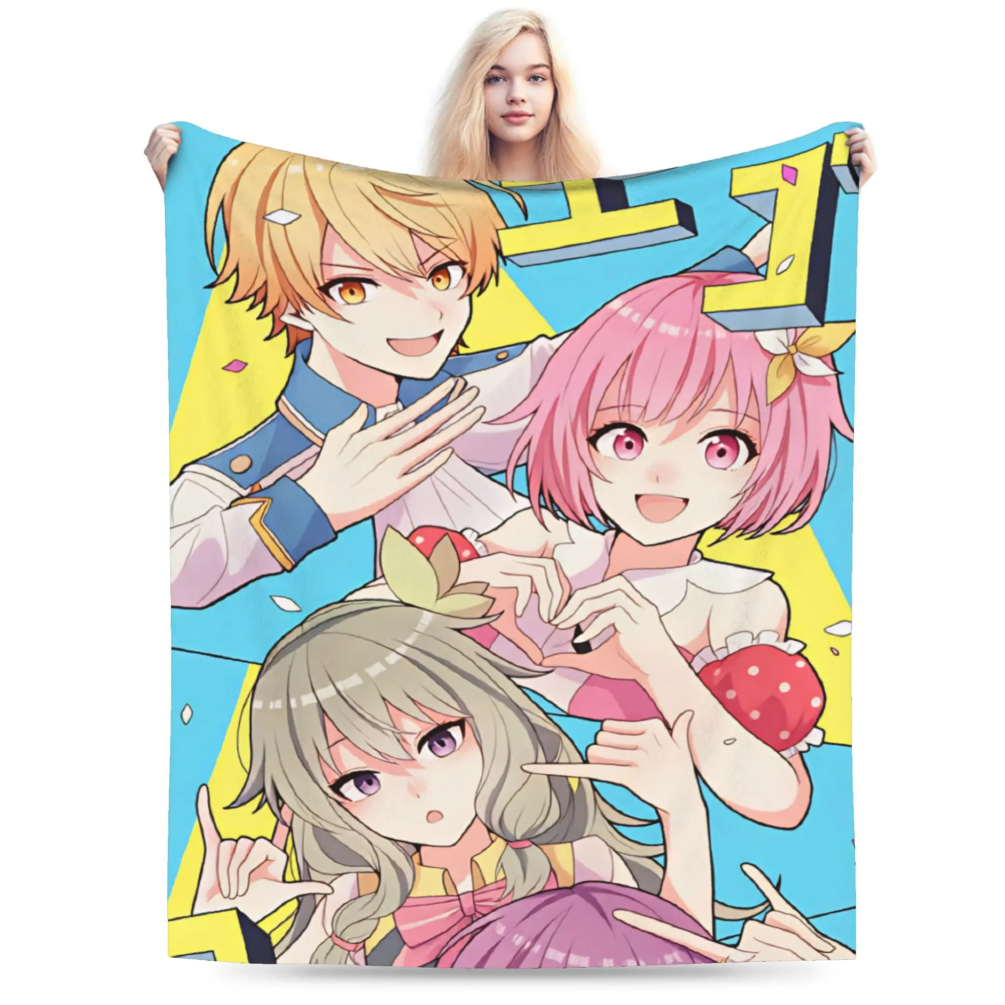 Project Sekais Blankets Quality Warm Soft  Throw Blanket Winter Kids Couch Chair Comfortable Bedspread
