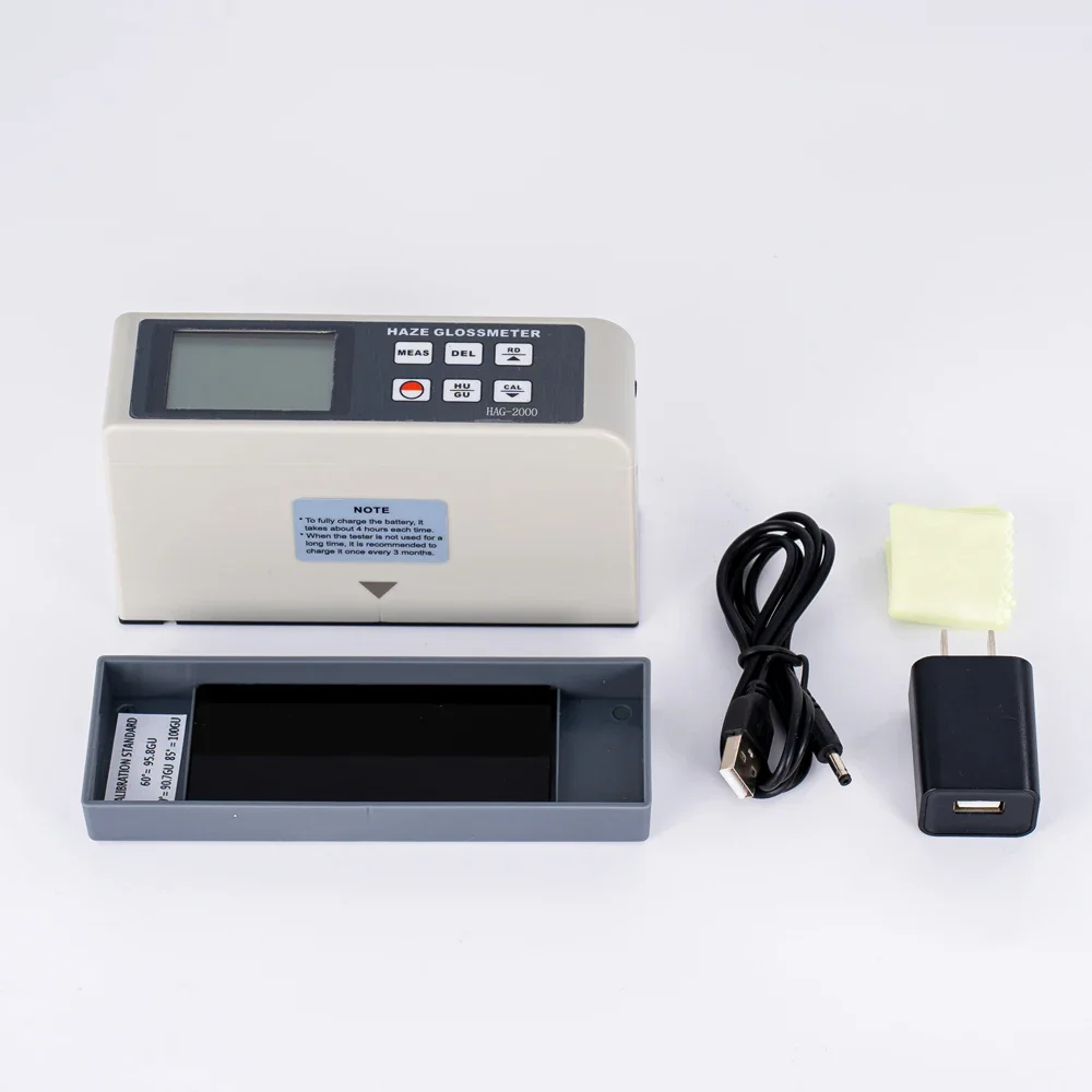 Digital Fog Film Gloss Meter HAG-2000 20°60°85° Gloss Measuring Instrument Stone tile paint plastic paper non-metal surface