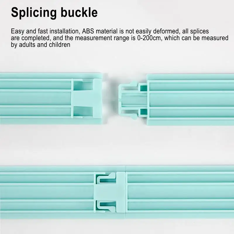 Gráfico de altura infantil 3d régua de gráfico de crescimento removível 3d removível e reutilizável medição de altura infantil para salas de estar