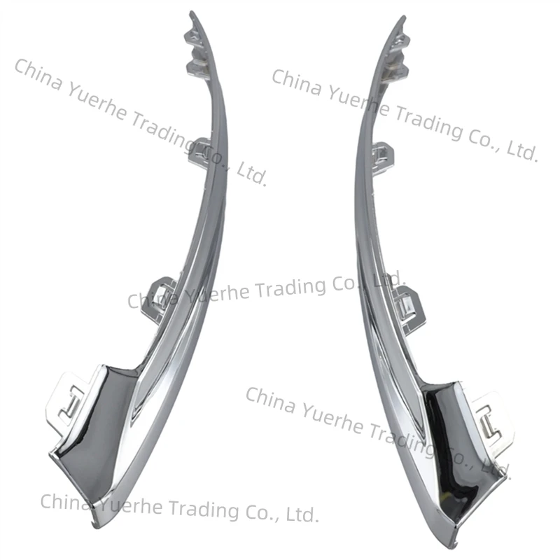 Car Front Bumper Bright Strip Platedfor For Volvo XC60 MK2 2022- Grille Chrome Trim Strip