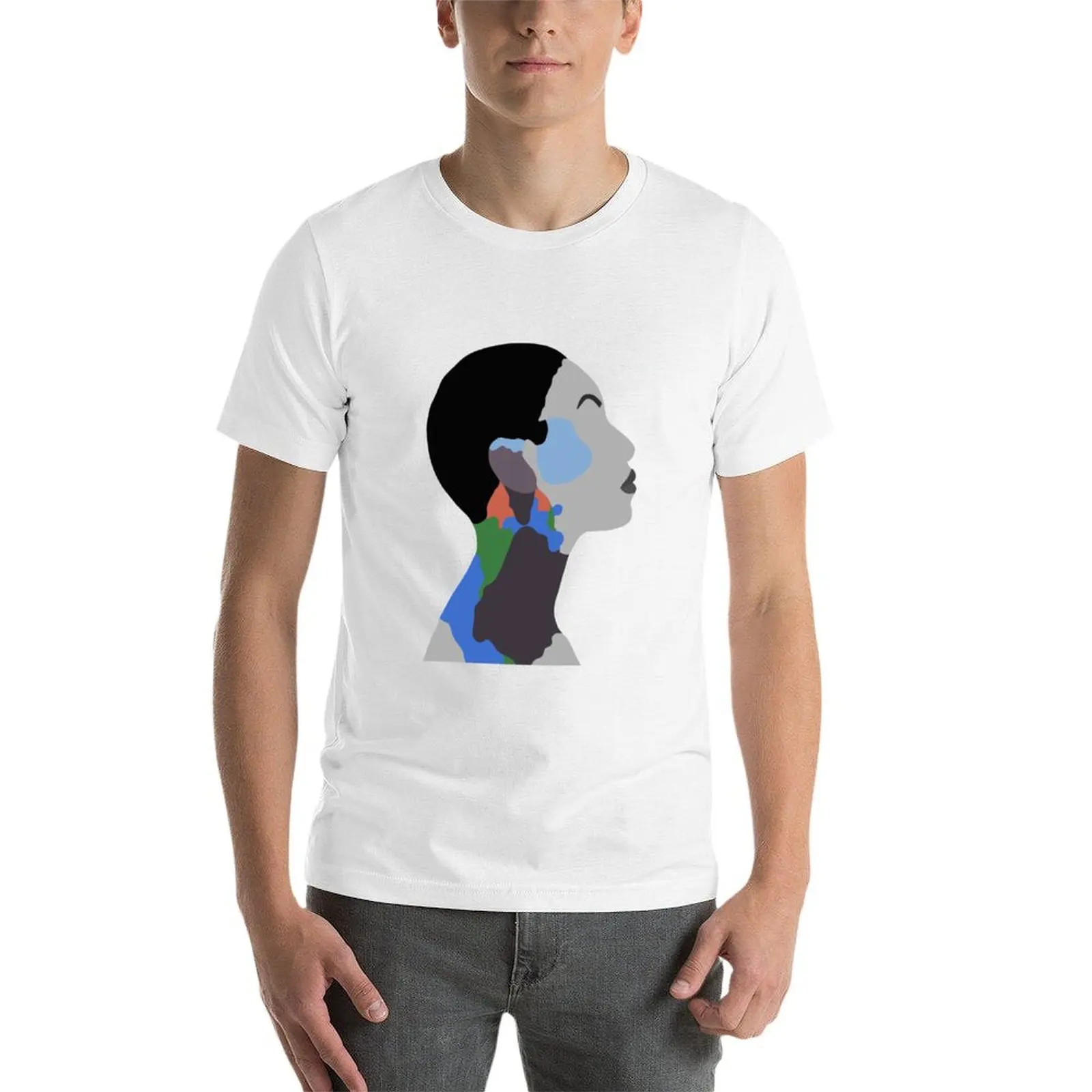 Dominique Fils-Aimé Outline T-Shirt Big and Tall Loose Fit T-Shirt view 3
