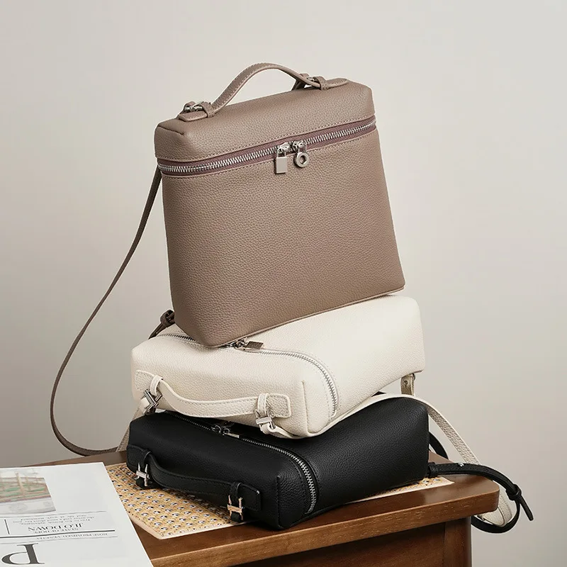 حقيبة ظهر نسائية صغيرة حقيبة كتف جلدية حقيبة ظهر عصرية من الجلد الطبيعي حقيبة نسائية حقيبة مدرسية للسياحة #4