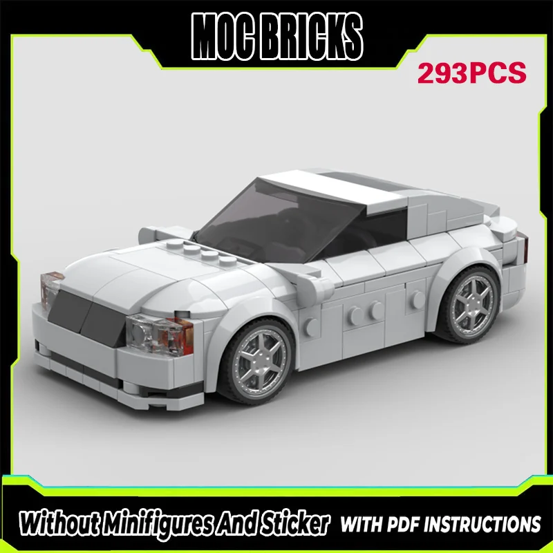 

Модель гоночного автомобиля Speed Racing Car MOC, конструктор из строительных блоков, гиперкар TT Quattro, модульная технология, подарки, праздничный набор для сборки, детские игрушки