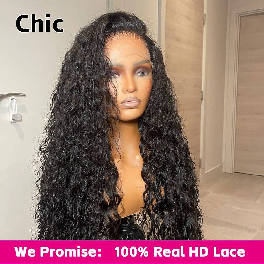 Gd Chic Wigs 6x6 5x5 Real HD Lace Closure Wig 250% Density Natural Wave Human Hair Glueless Skinlike HD Lace Frontal Closure Wig
