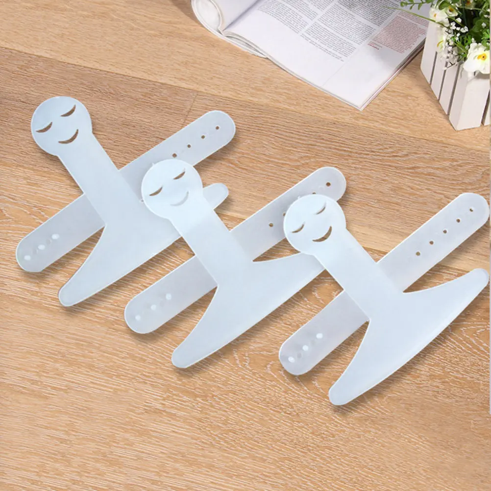 Smile Face Adjustable Plastic Finger Protector Cutting Guard Kitchen Tools Safe Finger Guard for Cooking Camping Barbecue
