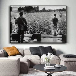 Oasis Liam Gallagher Knebworth Canvas Wall Pop Art Print Artwork Deep Nordic Decoration Canvas Posters Painting Cuadros