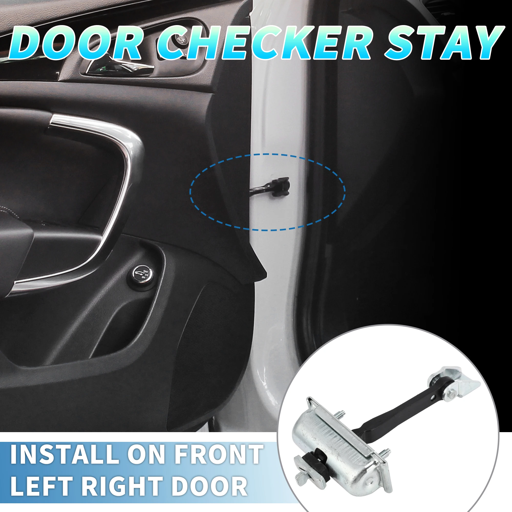 UXCELL Front Door Check Strap Stopper Limiter No.9671891380 for Citroen C3 III 2016 on