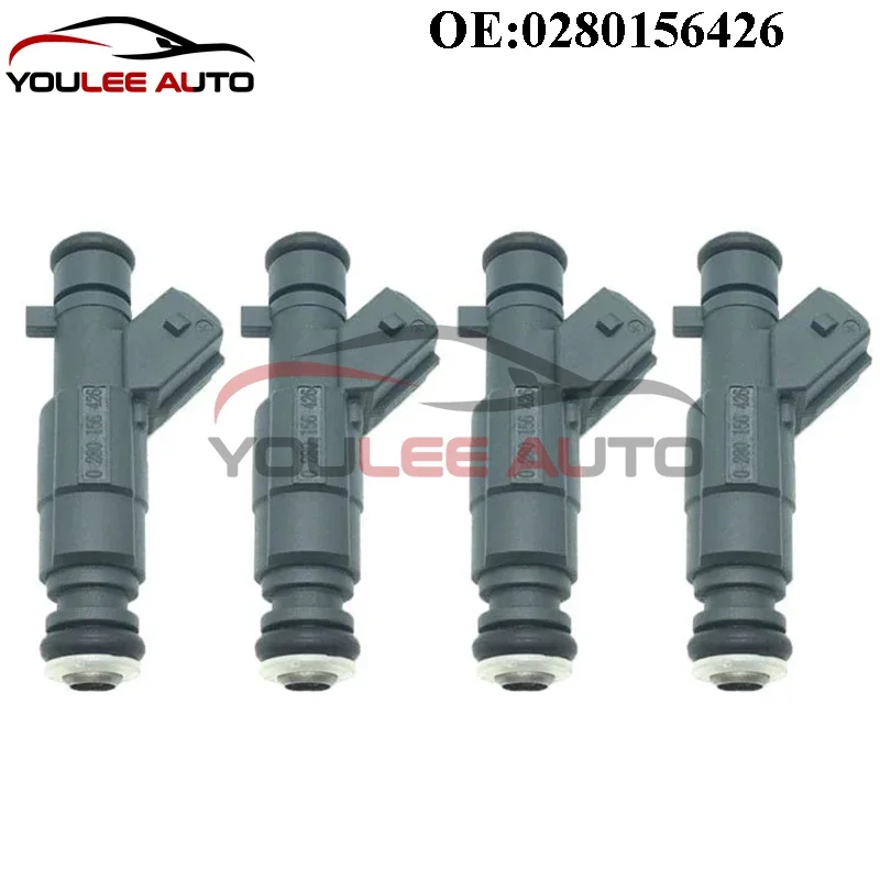 4PCS 0280156426 Fuel Injectors Nozzle For Great Wall FLORID 1.3L 1.5L 4G15 4G13 Harvard M2 COOLBEAR Saiying Voleex C30 Haval M4