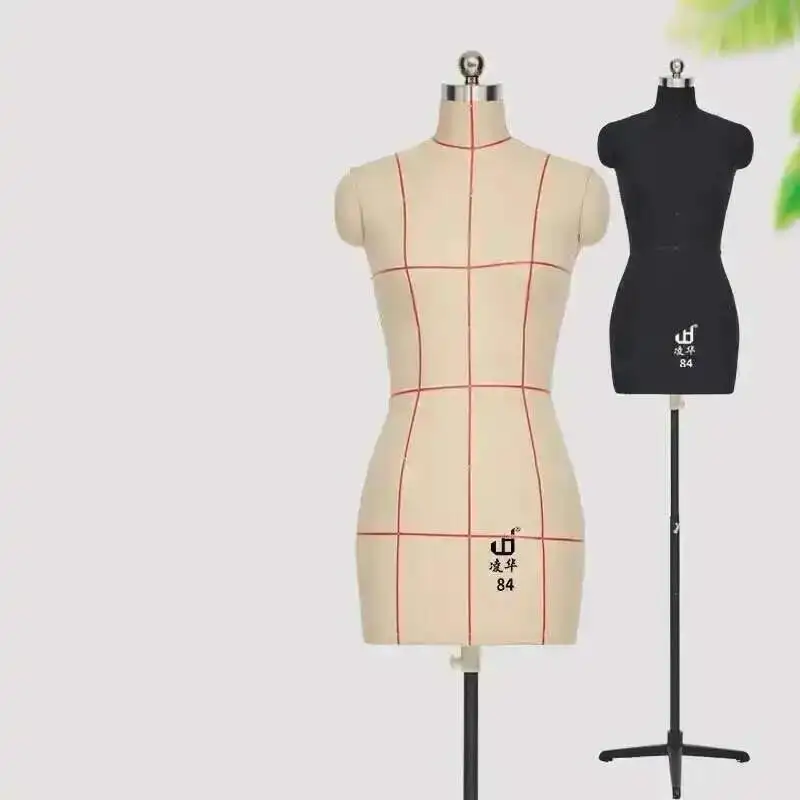 

Mannequins Bust Female Metal Be Mannequins Modeling Sewing for with Stand Clothing Base Can Design Professional Pinned AA