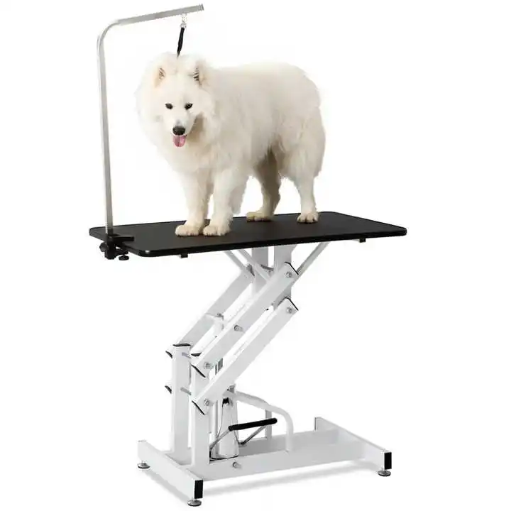 Adjustable Foldable Electric Dog Grooming Table, Security Protected, Various Sized Dogs, Vet Instrument