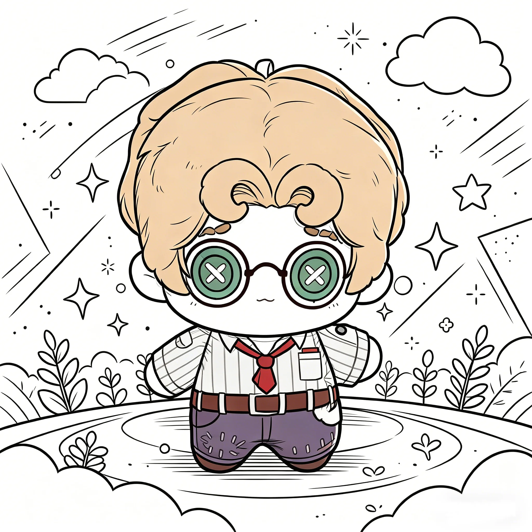 

10CM Identity Ⅴ Freddy Riley Lawyer Skin Version Anime Cotton Doll Original Cartoon Plush Stuffed Toy Keychain Pendant Gift